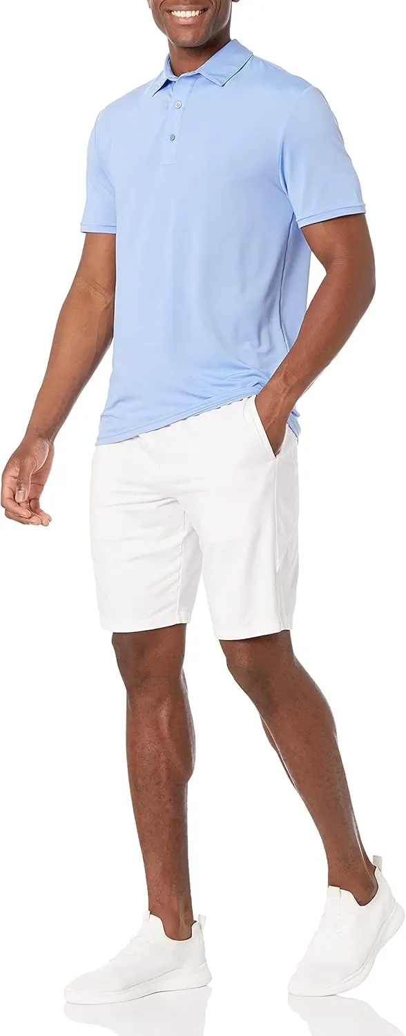 Amazon Essentials Men's Slim-Fit Quick Dry Tech Stretch Lightweight Golf Polo Shirt