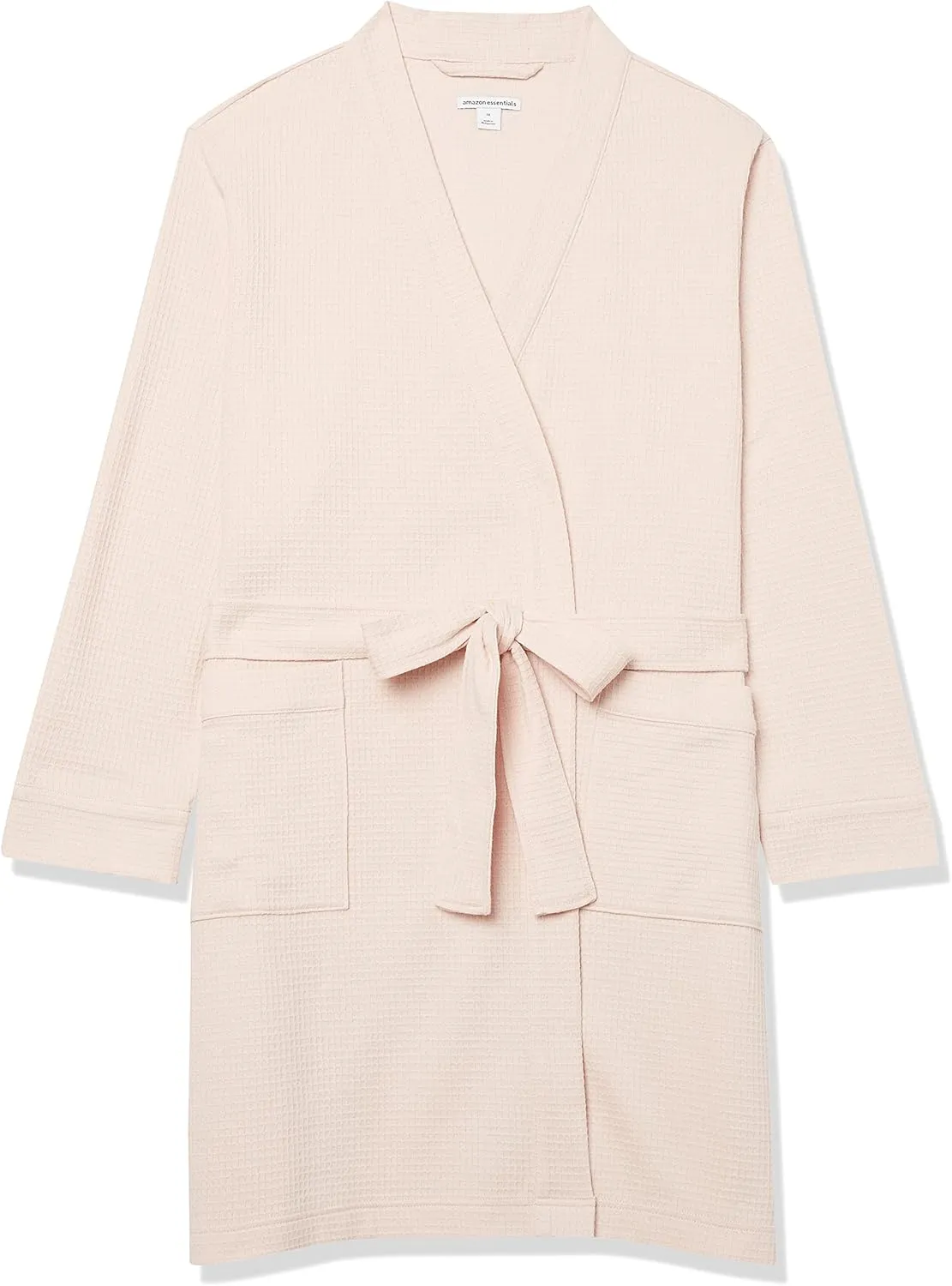 Amazon Essentials Women's Lightweight Waffle Mid-Length Robe (Available in Plus Size)
