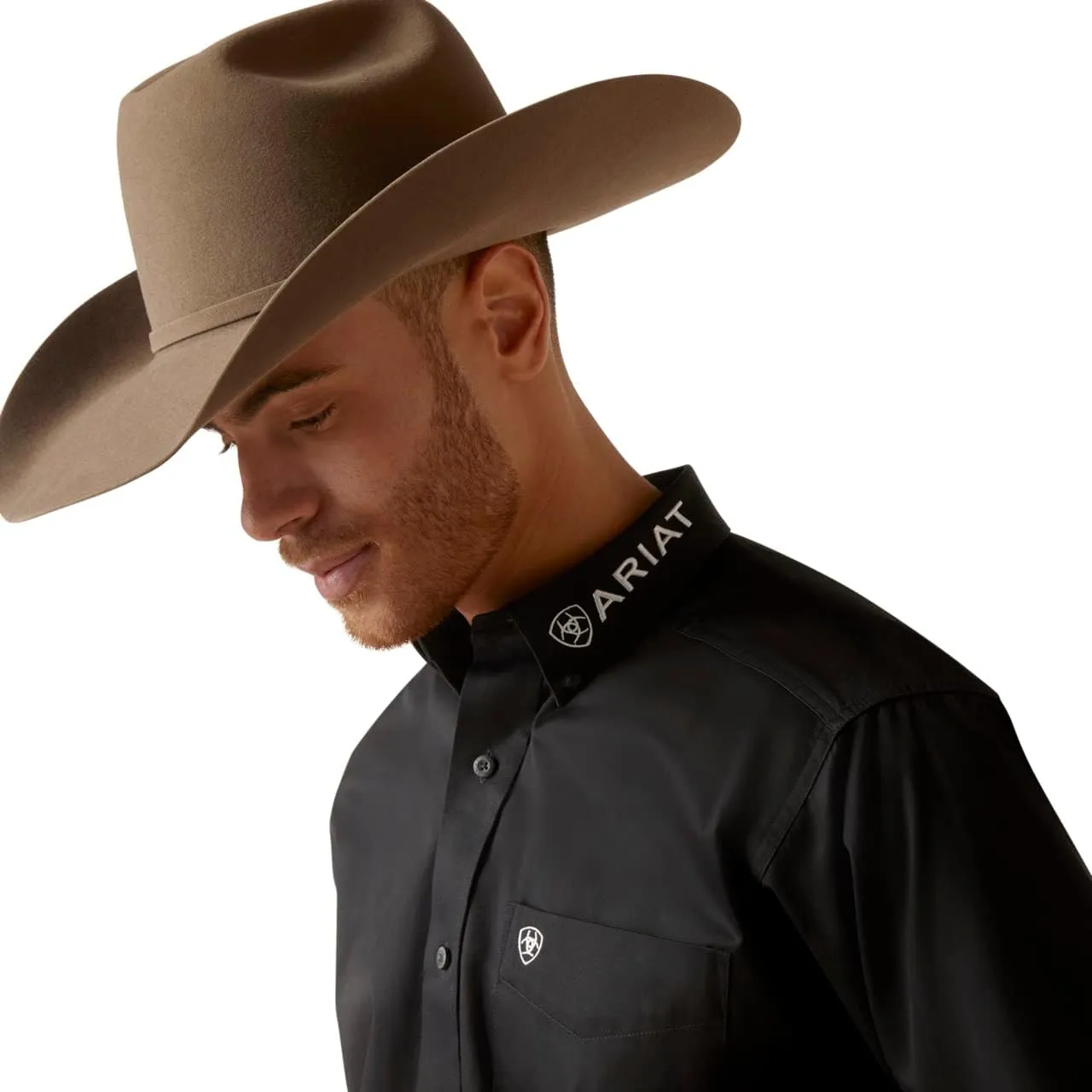 ARIAT Men's Team Logo Twill Classic Fit Shirt