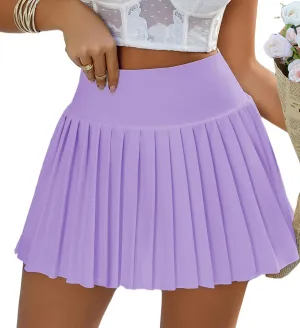 Avidlove Skirts for Women y2k Mini Skirt Stretchy High Waisted Pleated Short Tennis Cheer Skirt