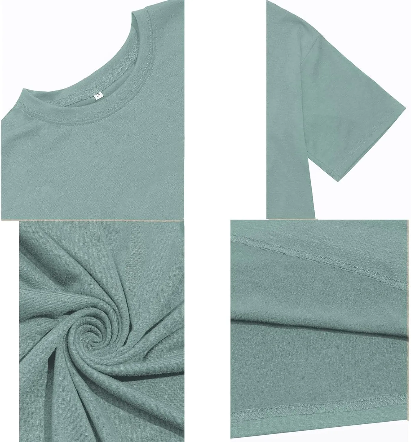 CSDAJIO Women's Casual Short Sleeve Loose Shirt Oversized T-Shirt Trendy Going Out Crew Neck Summer Graphic Tees