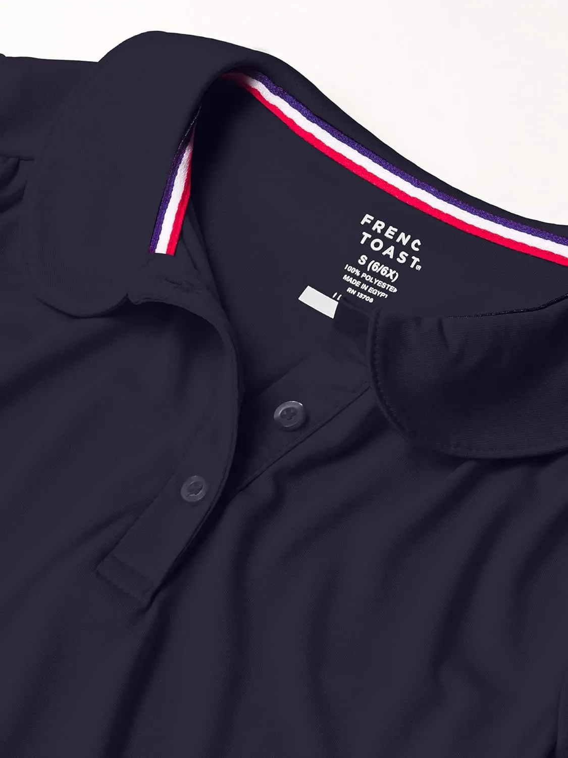 French Toast Girls' Short Sleeve Moisture Wicking Sport Polo