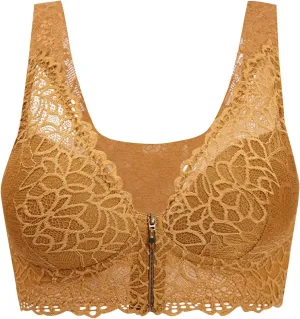 Front Closure Bras for Women Seamless Plus Size Plunge Comfortable Bra Wireless Brasieres Back Smoothing Bralettes