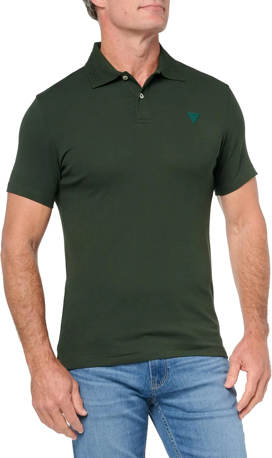 GUESS Men's Short Sleeve Eco Nolan Polo