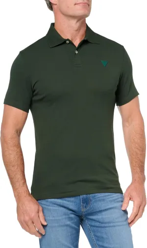 GUESS Men's Short Sleeve Eco Nolan Polo