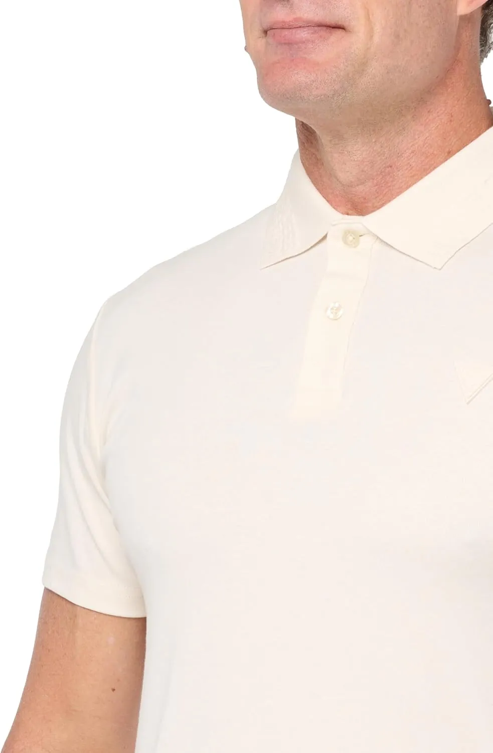 GUESS Men's Short Sleeve Eco Nolan Polo