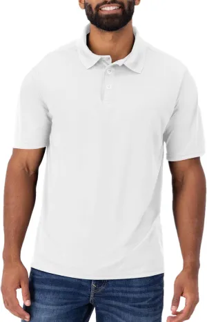 Hanes Sport Men's Polo Shirt, Men's Cool DRI Moisture-Wicking Performance Polo Shirt, Jersey Knit Performance Polo Shirt