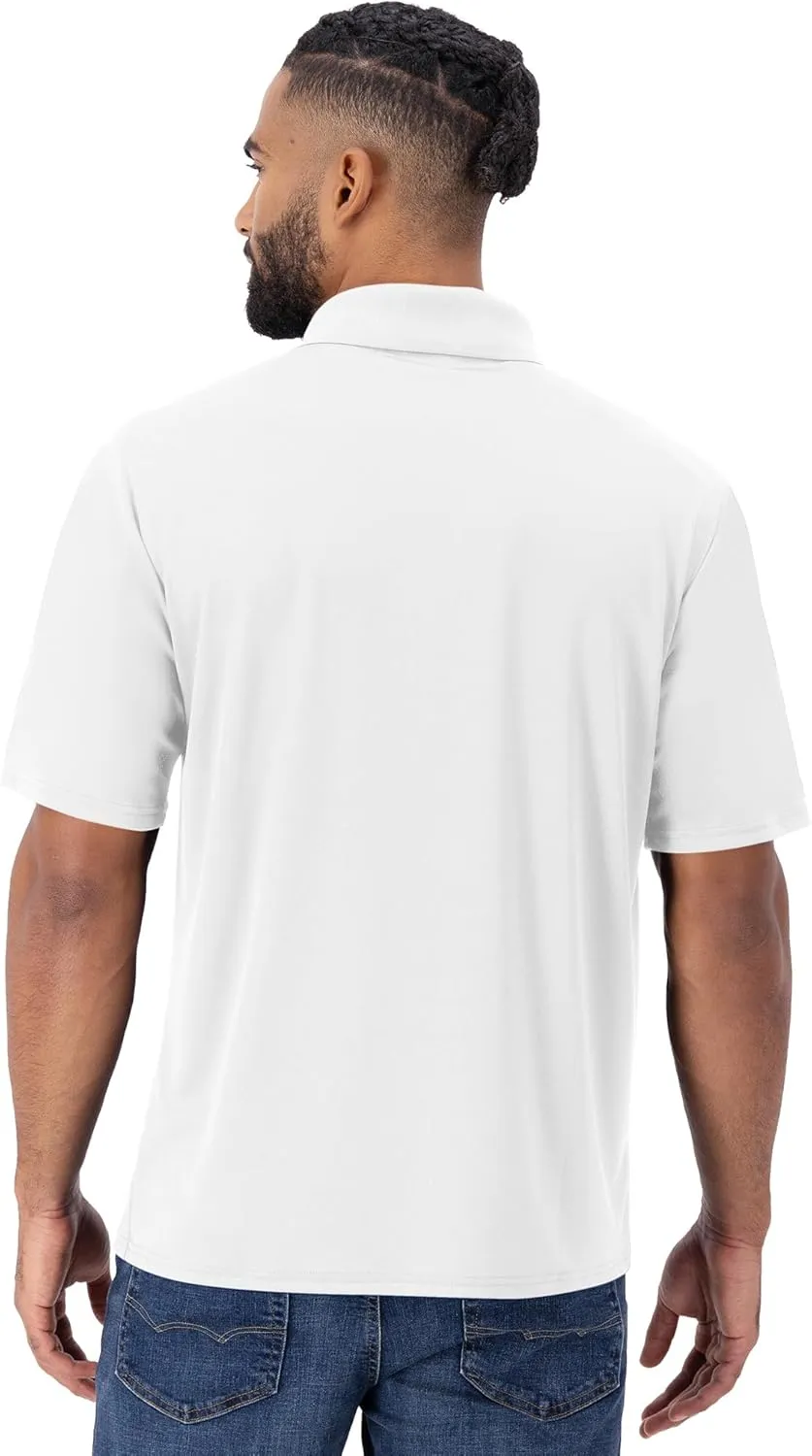 Hanes Sport Men's Polo Shirt, Men's Cool DRI Moisture-Wicking Performance Polo Shirt, Jersey Knit Performance Polo Shirt