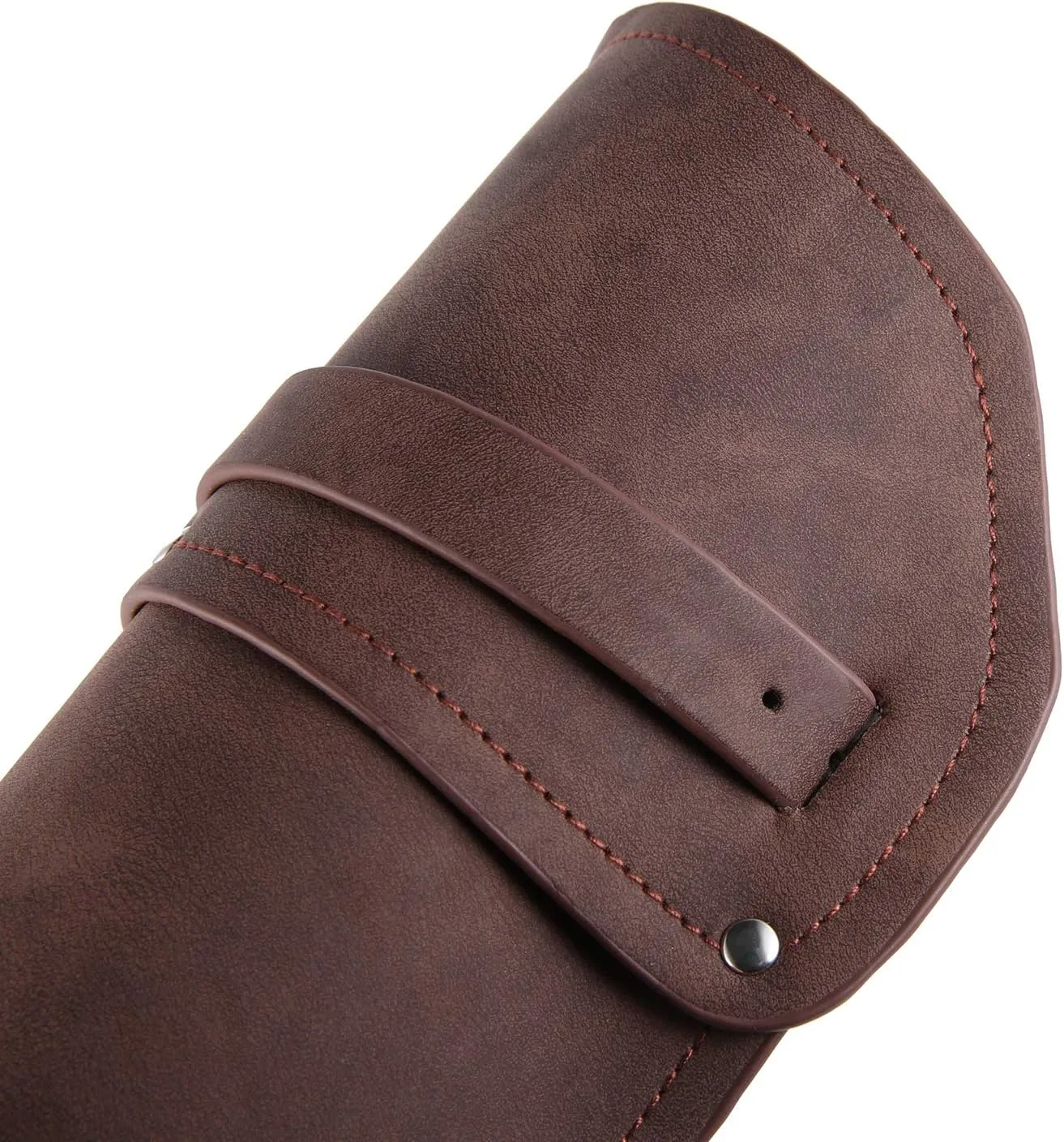 HZMAN Halloween Cosplay Costume Medieval Gauntlet Wristband Renaissance Faux Leather Bracer Archery Arm Guard