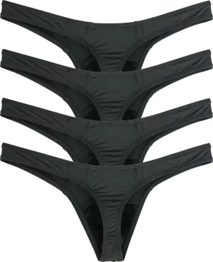 IKINGSKY Men's Low Rise Bulge Thong Sexy Mens Underwear Soft T-back Under Panties for Men