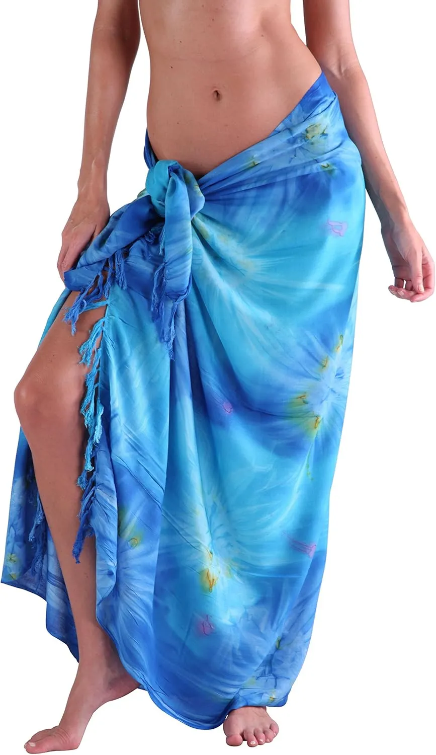 INGEAR Sarong Bathing Suit Cover Up for Women  Long Pareo Beach Wraps, Swimsuit Coverup Skirt, Stylish Bikini Cover Up
