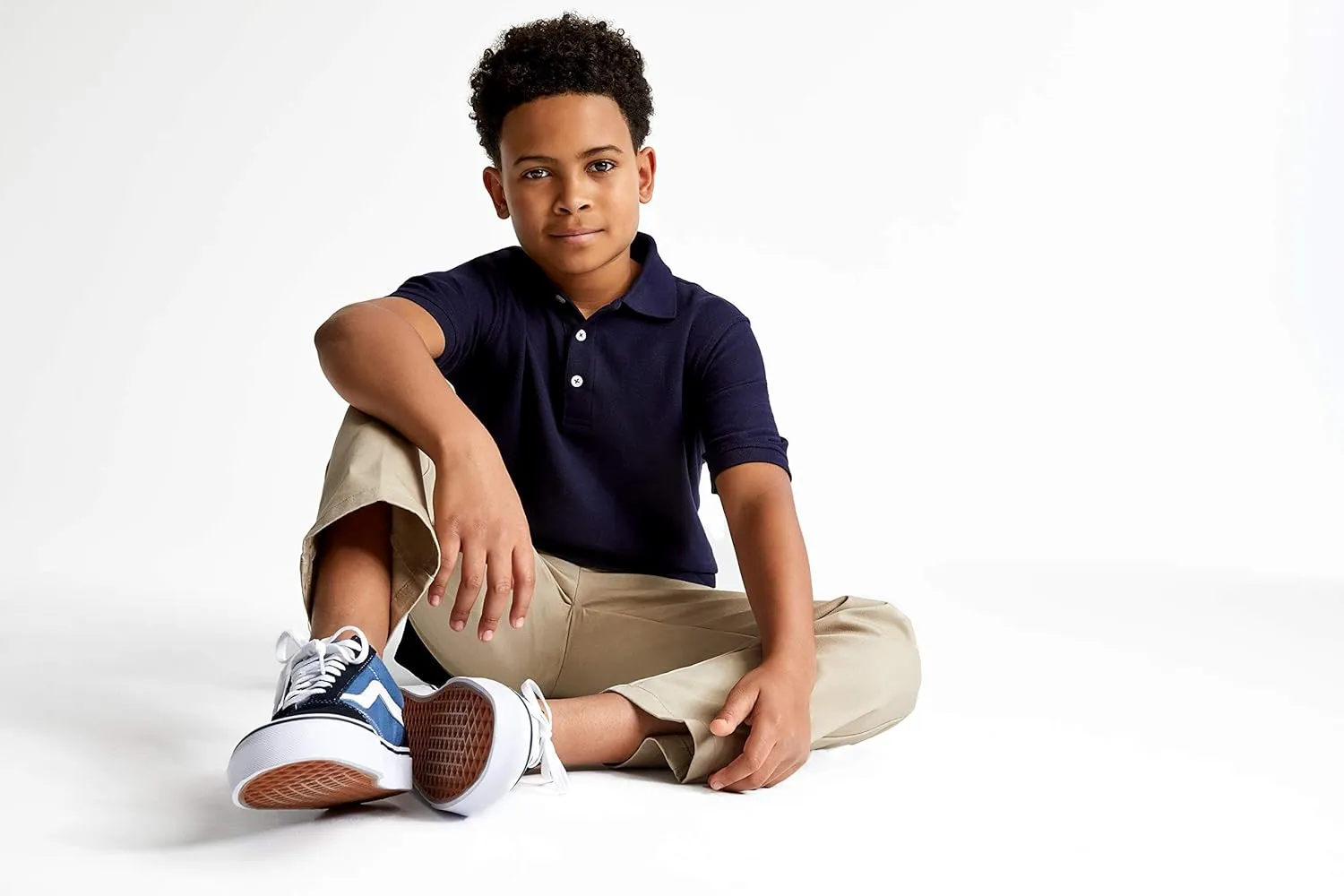 Kids' Short Sleeve Pique Polo Shirt
