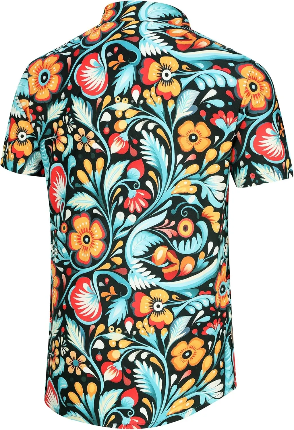 KYKU Mexico Shirt for Men Funny Beach Shirts Hawaiian Button Down Short Sleeve