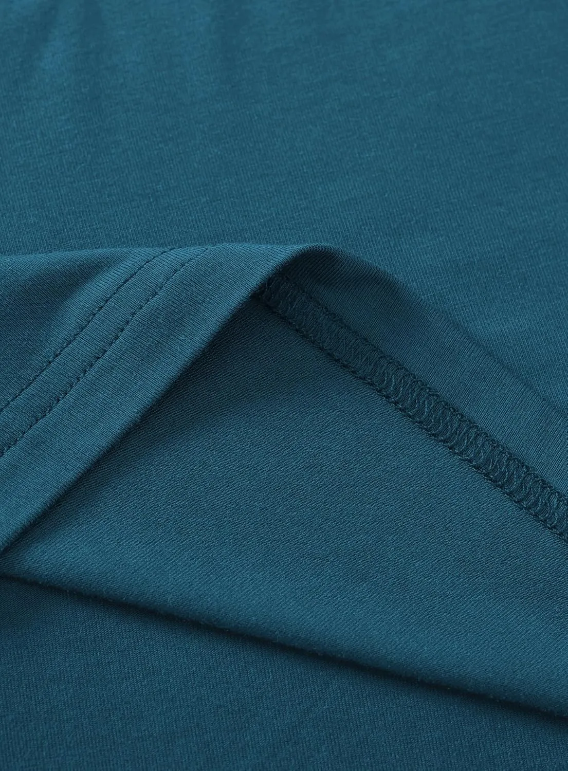 Latuza Men's Viscose Crew Neck Short Sleeves Pajama Sleep Shirt