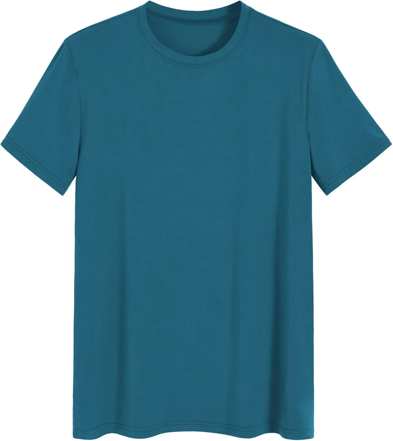 Latuza Men's Viscose Crew Neck Short Sleeves Pajama Sleep Shirt