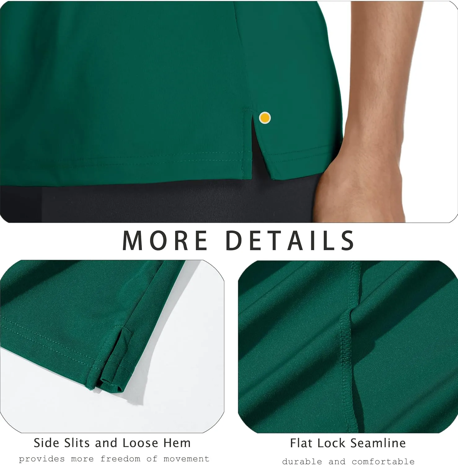 MAGCOMSEN Women's Long Sleeve Golf Shirts UPF 50  Polo Moisture Wicking 3-Button Placket Casual Shirt for Tennis Sports