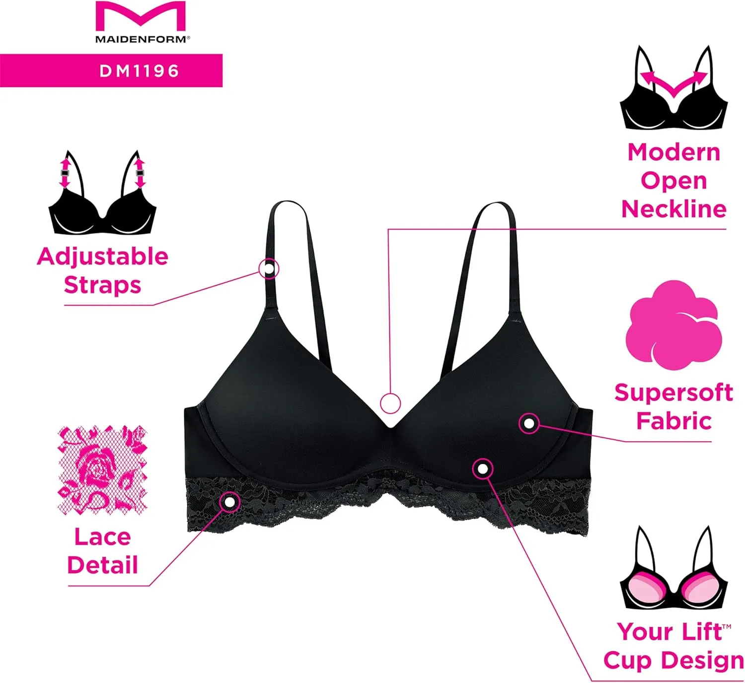 Maidenform Women's Your Lift Wireless Bra