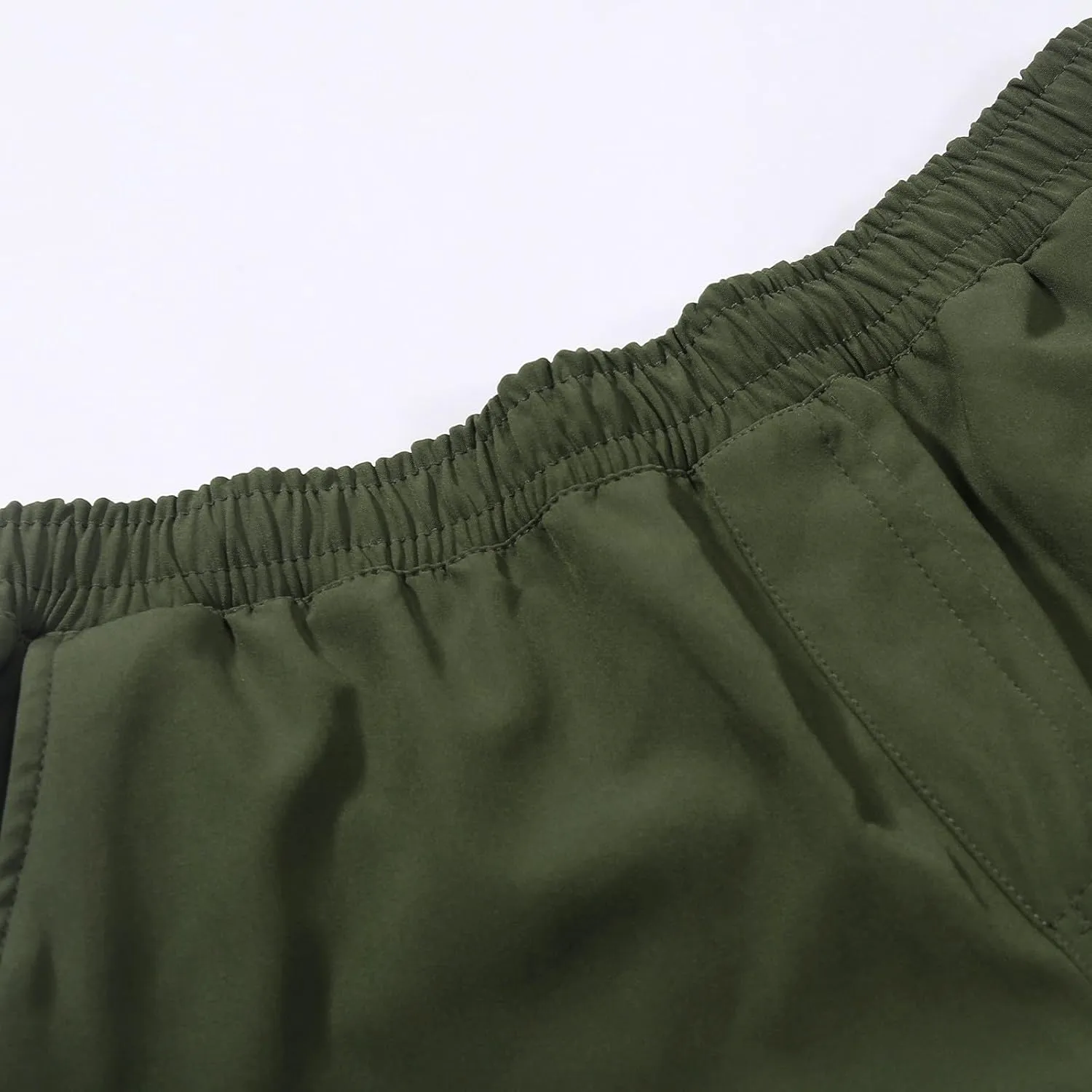 Men's Casual Pants Lightweight Stretch Outdoor Sport Joggers Loose Fit Solid Color Work Cargo Trousers with