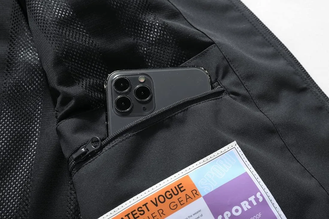 MOERDENG Women's Waterproof Rain Jacket Lightweight Raincoat Hooded Hiking Jacket Softshell Windbreaker