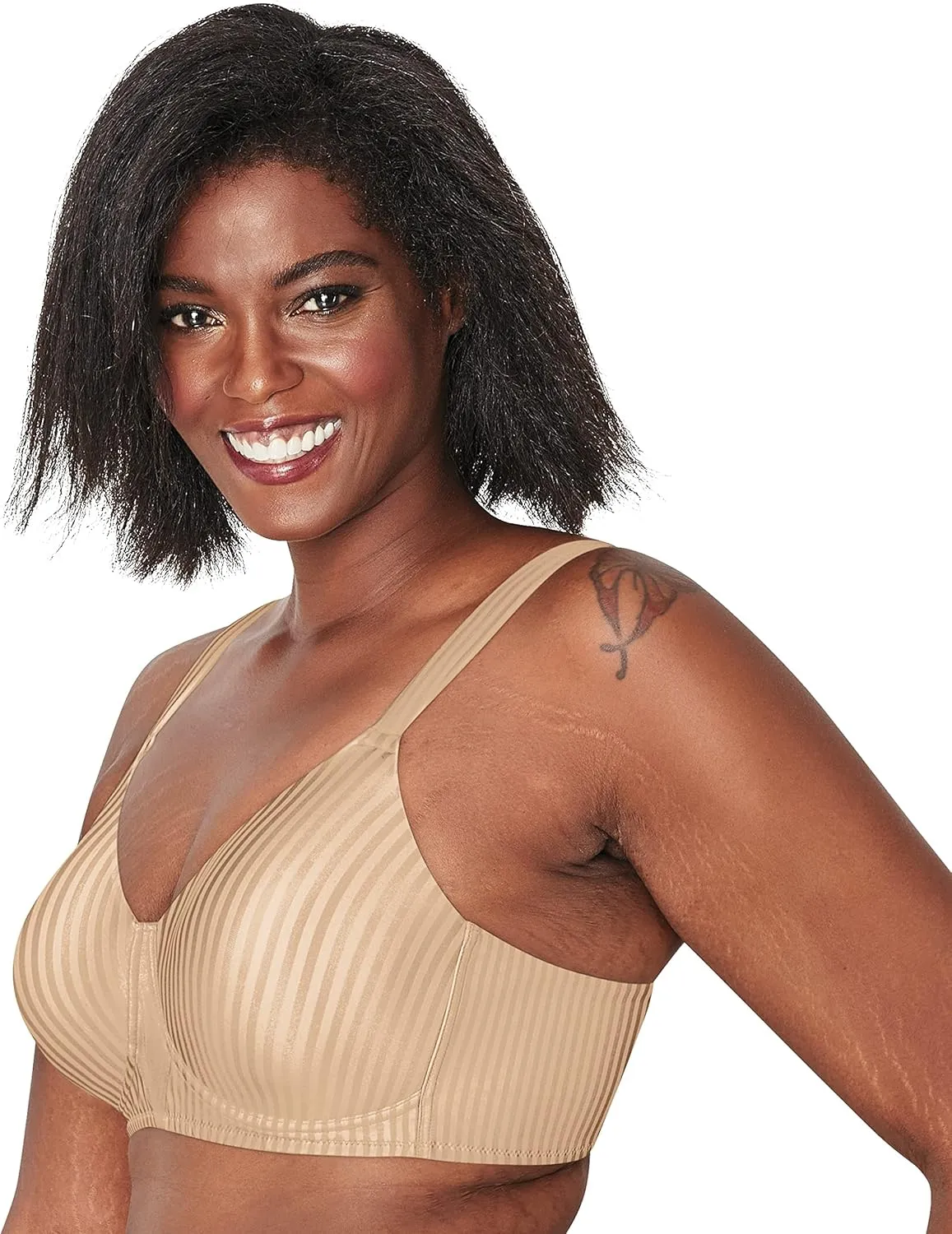 Playtex Women's Secrets Smoothing Wireless Bra 4707, Perfectly Smooth Full-Coverage T-Shirt Bra, Full Figures