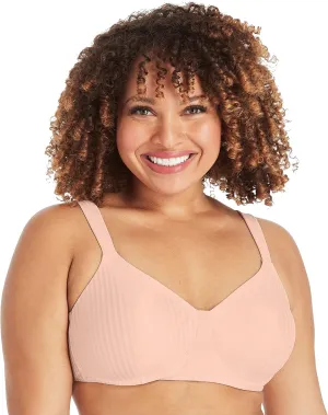 Playtex Women's Secrets Smoothing Wireless Bra 4707, Perfectly Smooth Full-Coverage T-Shirt Bra, Full Figures