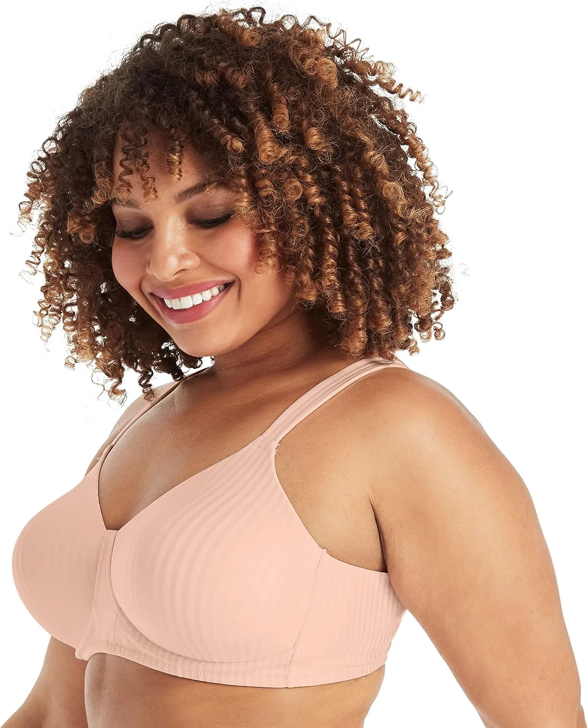 Playtex Women's Secrets Smoothing Wireless Bra 4707, Perfectly Smooth Full-Coverage T-Shirt Bra, Full Figures