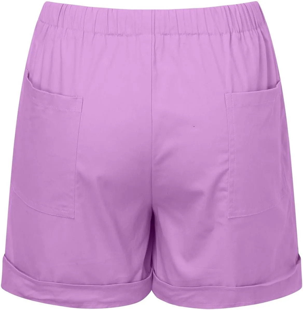 Plus Size Shorts for Women High Waisted Drawstring Cotton Lounge Shorts Pull On Short Casual Pants Summer Outfits