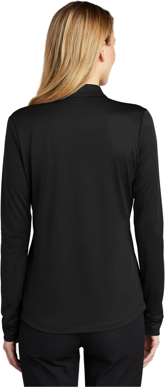 Port Authority Ladies Silk Touch Performance Long Sleeve Polo