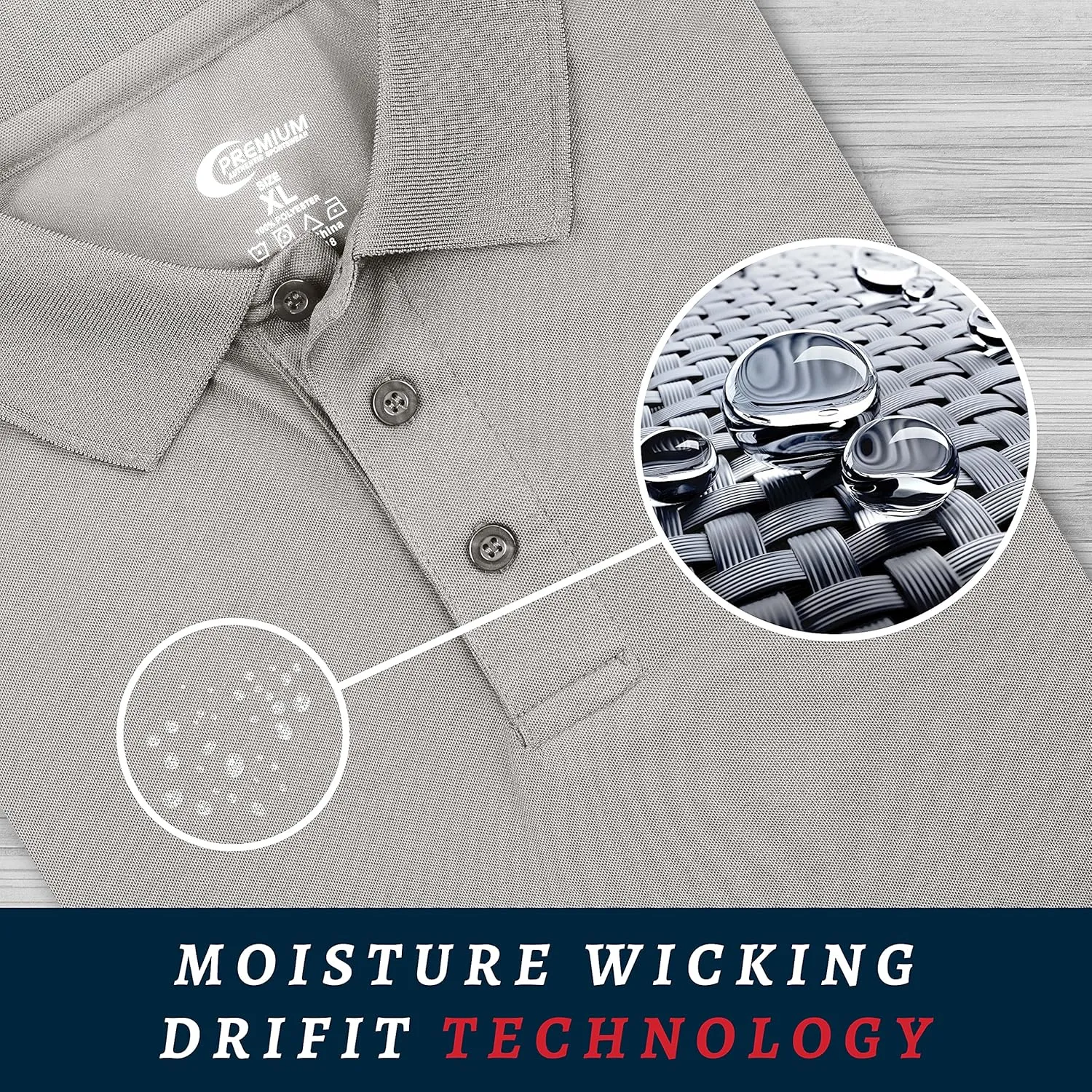 Premium Wear Boys High Moisture Wicking Polo T Shirts