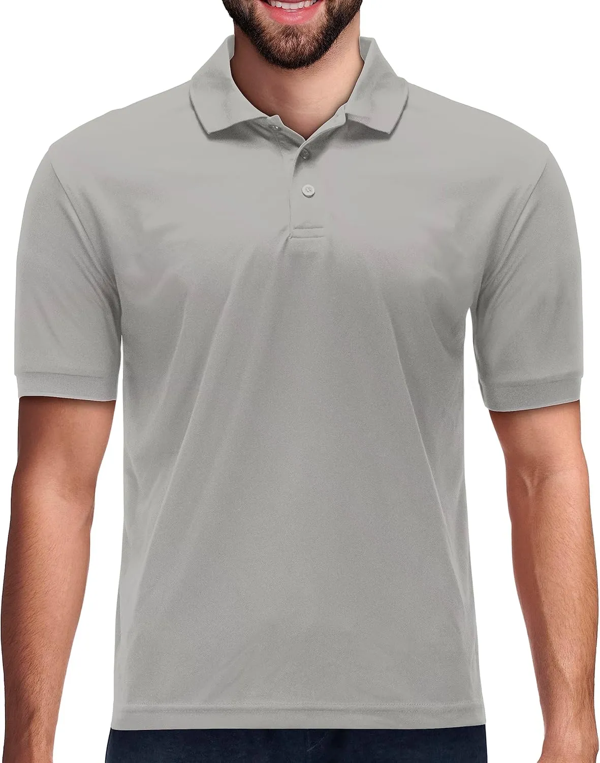 Premium Wear Men's High Moisture Wicking Polo T Shirts