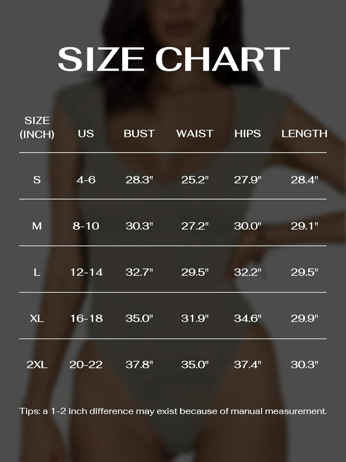 REORIA Butsmooth Women's Trendy Sexy Casual V Neck Double Lined Sleeveless Slimming Going Out Tank Top Bodysuits
