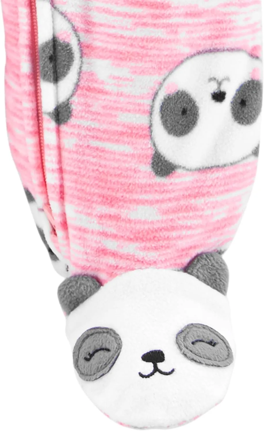 Simple Joys by Carter's Baby Girls' Fleece Footed Sleep and Play, Pack of 2