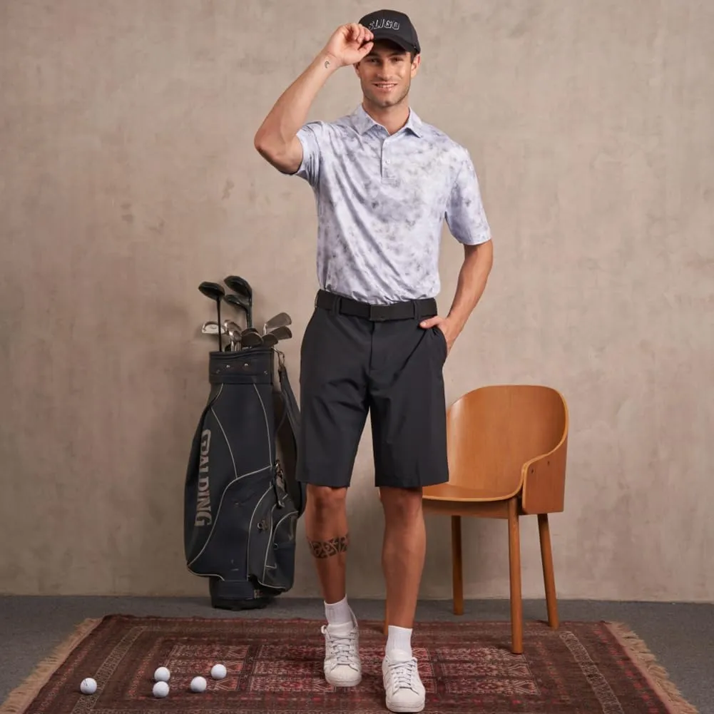UNWAVER Mens Funny Golf Polo Shirts, UV Protection Fashion Hawaiian Dry Fit Wicks Moisture Mens Polo Shirts Short Sleeve