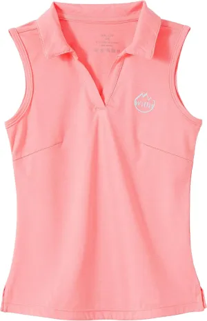 Willit Girls' Sleeveless Polo Shirts Golf Tennis Polo Lightweight Shirts Quick Dry