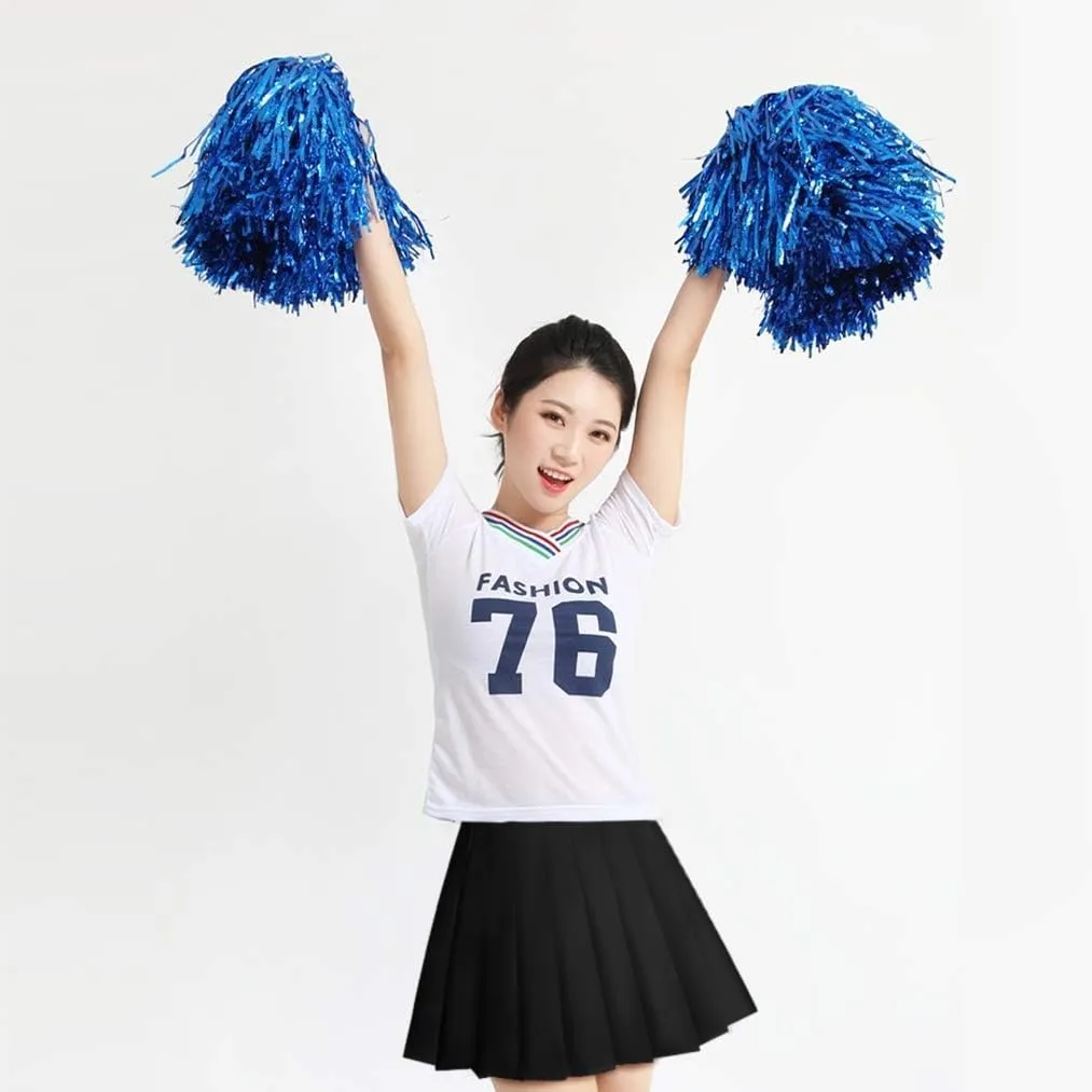 Womens Girl High Waisted Pleated Tennis Skirt A-Line Mini Skirt Uniform Athletic Cheerleader Skirt with Lining Short